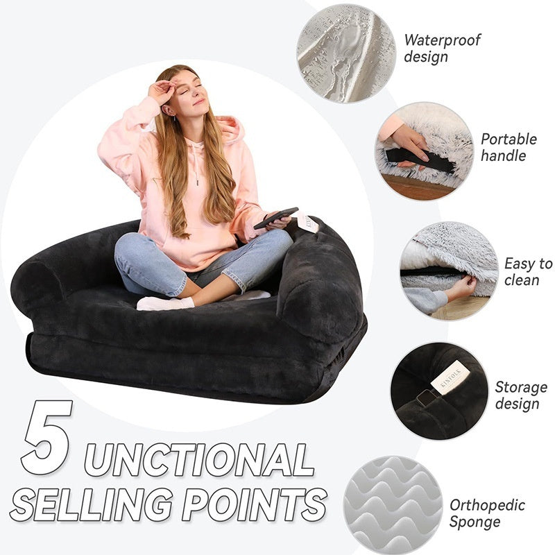 Kompiskudden – Stor hundsäng för dig & din bästa vän