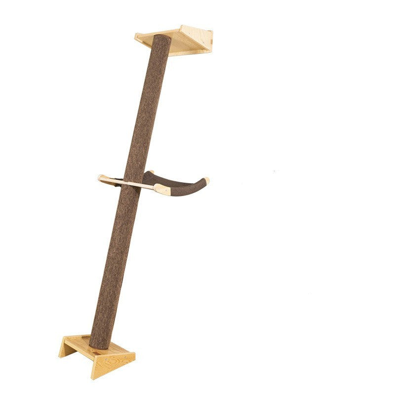 The Tree Climber – Wall-mounted solid wood cat shelf