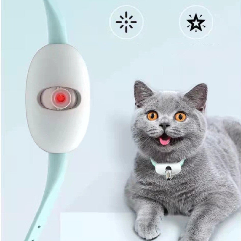 Laserjakten – Halsband med laserleksak för katt