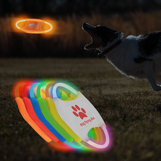 Lysfrisbeen – LED-frisbee för lek i mörkret