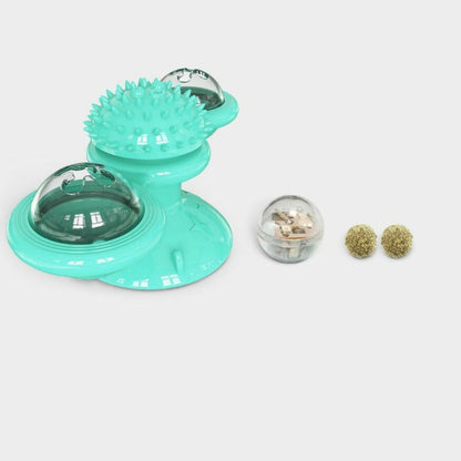 Spinner – Cat toy with suction cup, LED ball & catnip