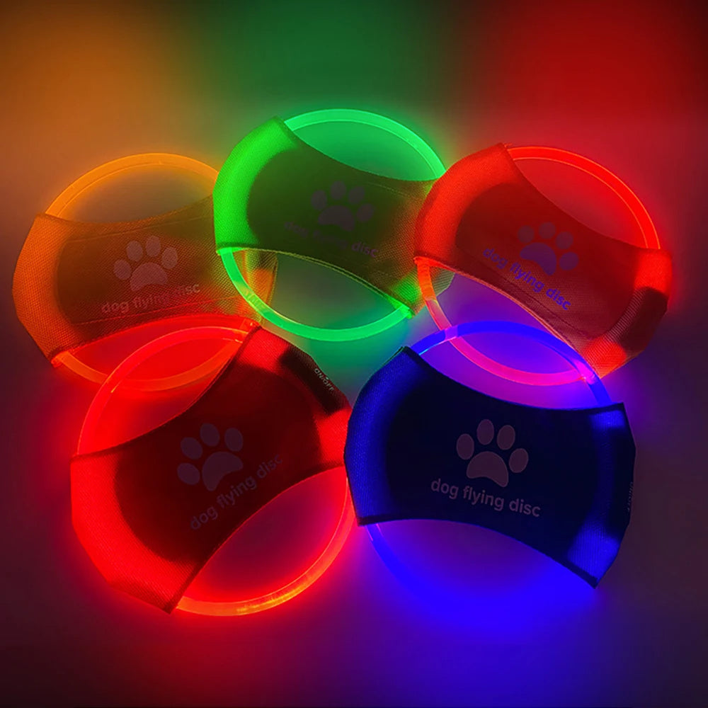 Lysfrisbeen – LED-frisbee för lek i mörkret