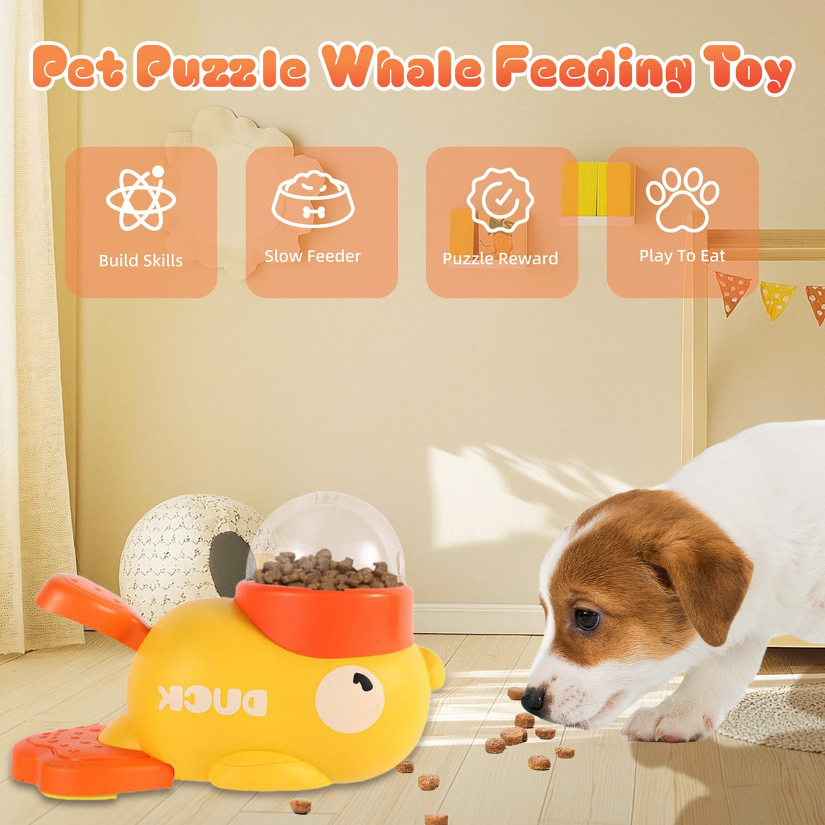 The Duck – Interactive treat toy for dogs & cats
