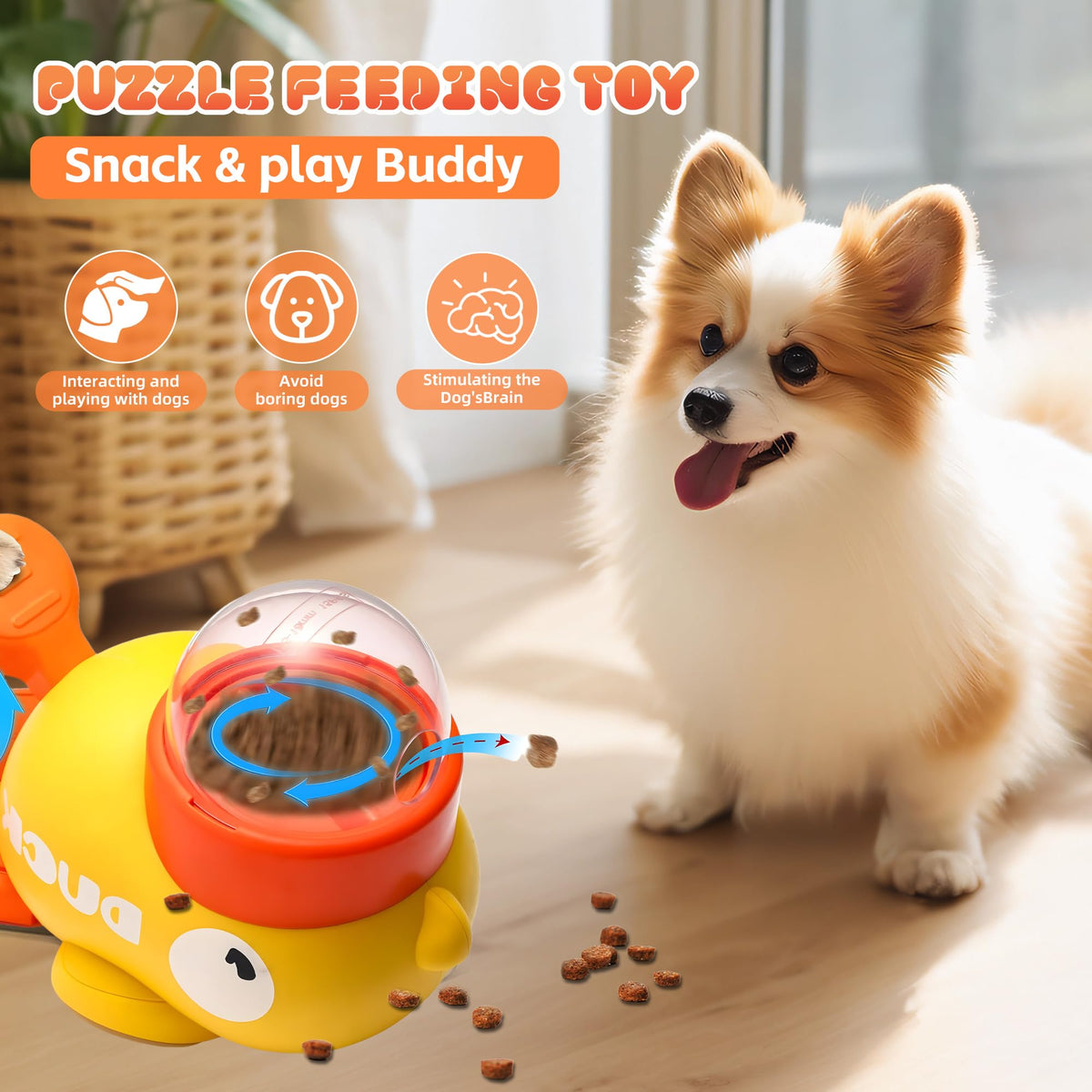 The Duck – Interactive treat toy for dogs & cats